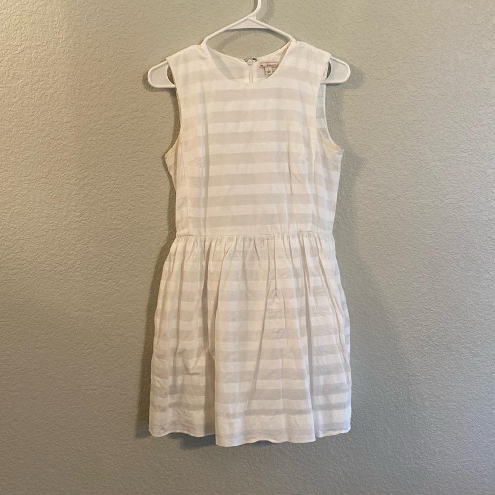 Gap Sundress - Textured white stripes